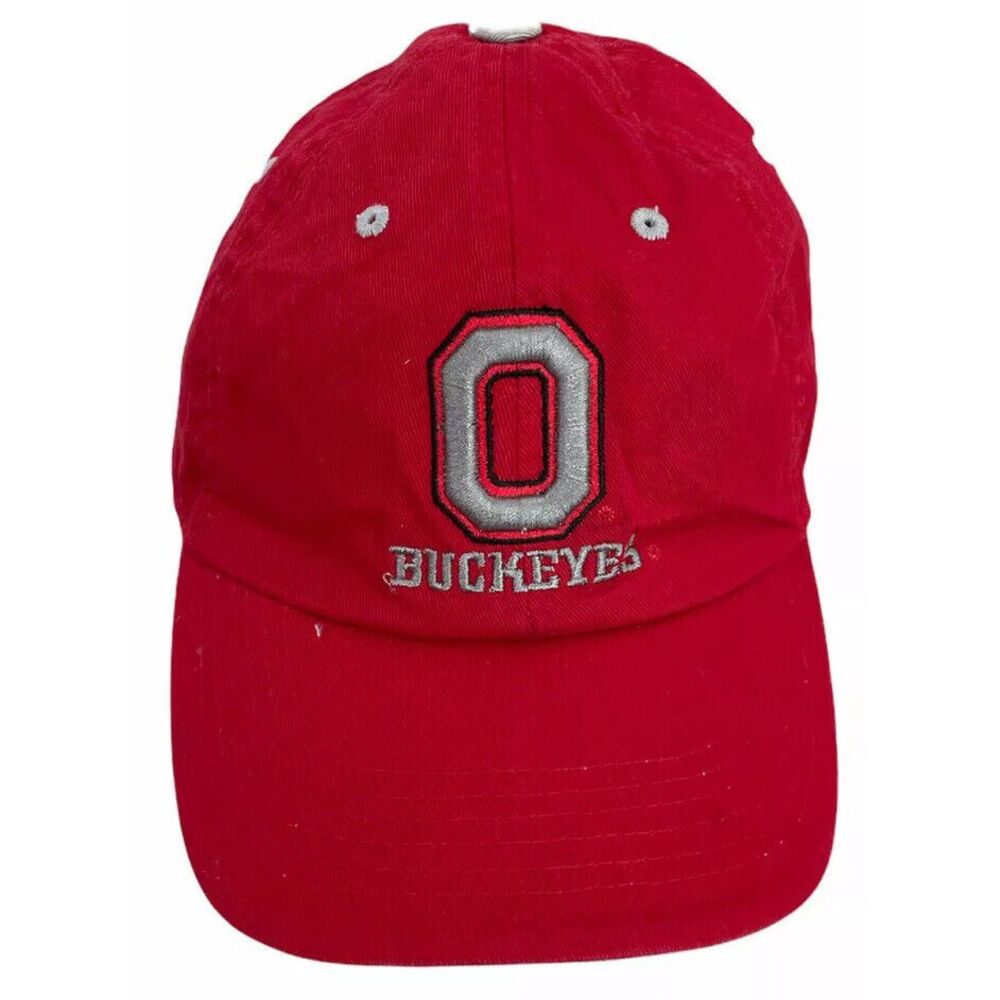Ohio State Buckeyes Captivating Headwear Embroidered Logo‎ Red Baseball Hat Cap